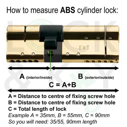 Avocet ABS Anti Snap BS TS007 3 Star Euro Cylinder