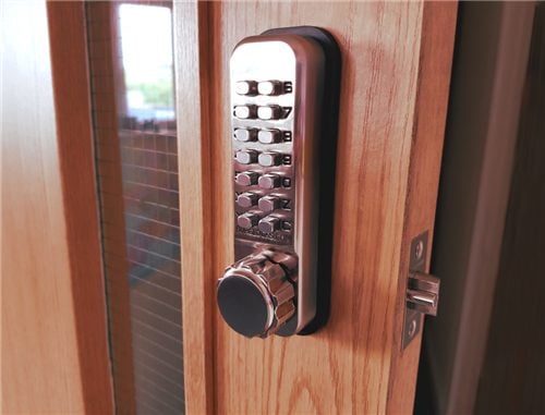 BL2501 FT, 30/60 minute fire tested knurled knob keypad with inside handle