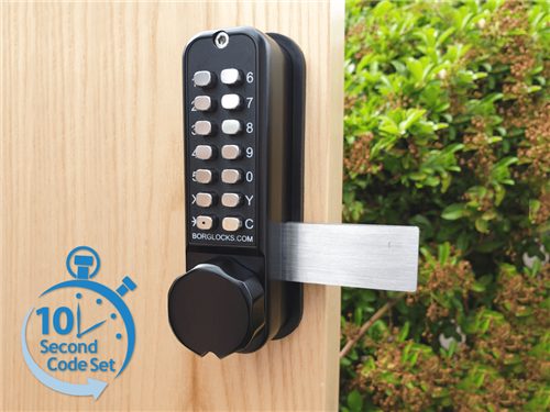 BL2625MG ECP - Back to Back keypads &amp; inside rim-fixed deadbolt