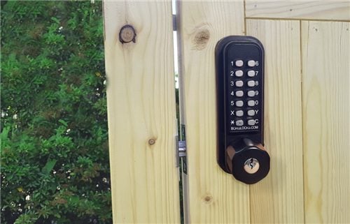BL2701 ECP MG Pro - Marine Grade ECP keypad with key override &amp; inside paddle handle with holdback