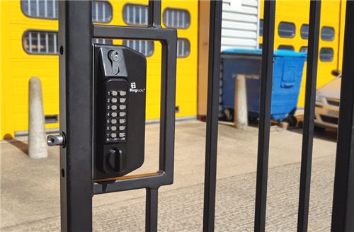 BL3130 ECP Metal Gate Lock with Back to Back anti climb knob turn ECP keypads