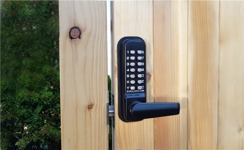 BL4441 Marine grade, back to back, free turning lever handle keypads with 60mm tubular latch