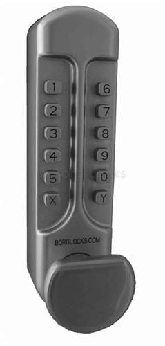 BL7101, Keypad with knob outside, inside handle unit, 60mm latch