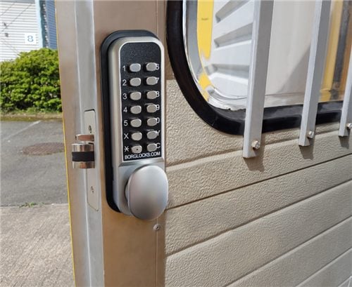 Borg Locks BL2002 ECP - 28mm ali latch, non-holdback inside paddle handle &amp; ECP coding chamber