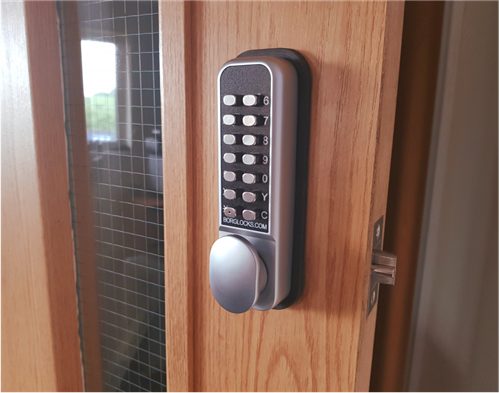 Borg Locks BL2201 ECP - Tubular latch, inside paddle handle with holdback &amp; ECP coding chamber
