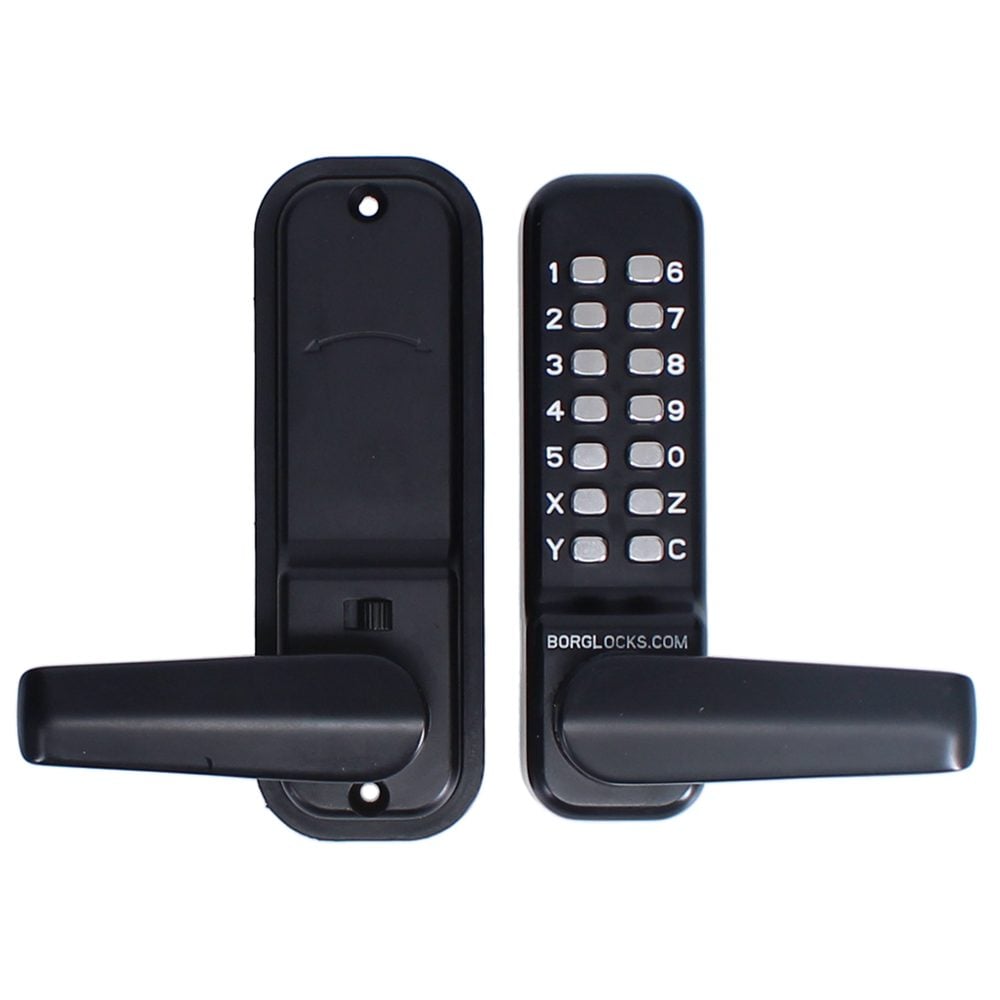 BORG LOCKS BL4401 Wooden Gate Digital Lock With Optional Holdback
