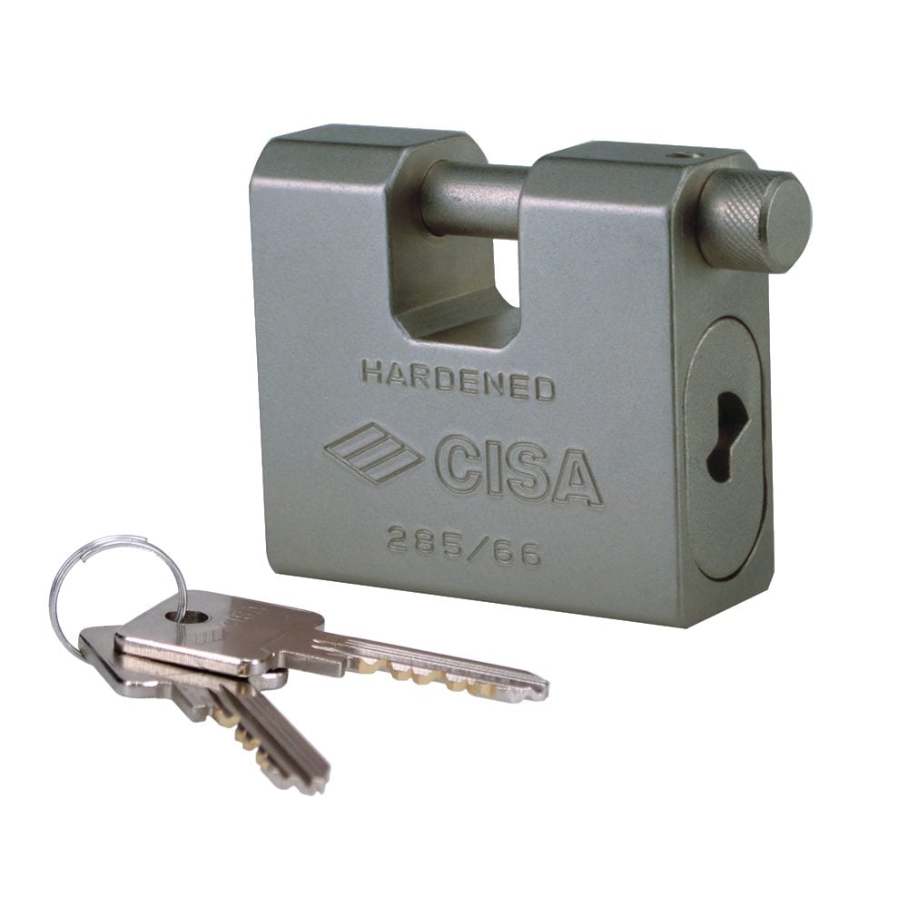 CISA 28550 LIM Steel Sliding Shackle Padlock