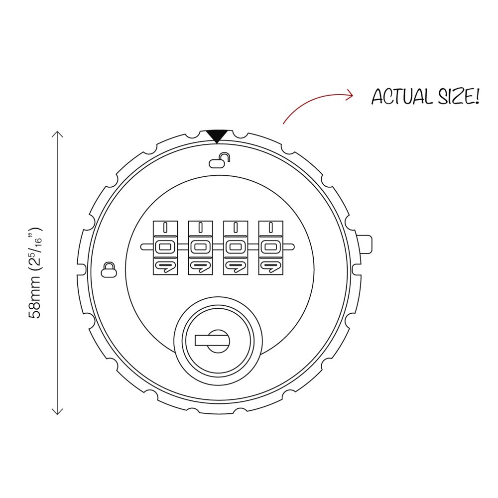 CODELOCKS Kitlock KL10 Mechanical Lock