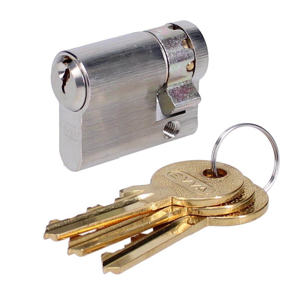 EVVA A5 HZ Euro Half Cylinder With Adjustable Cam KD