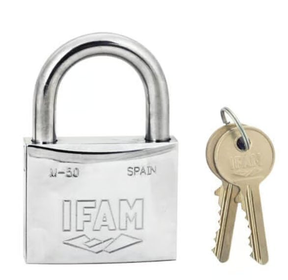 IFAM Stainless Steel Open Shackle Padlock 50mm