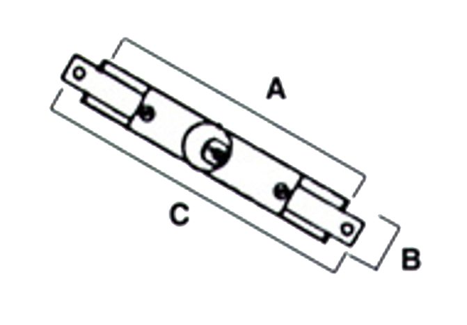 ILS 1896 Centre Gate Lock