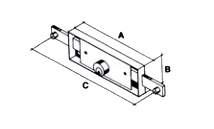 ILS Prefer 2259 Centre Shutter Lock