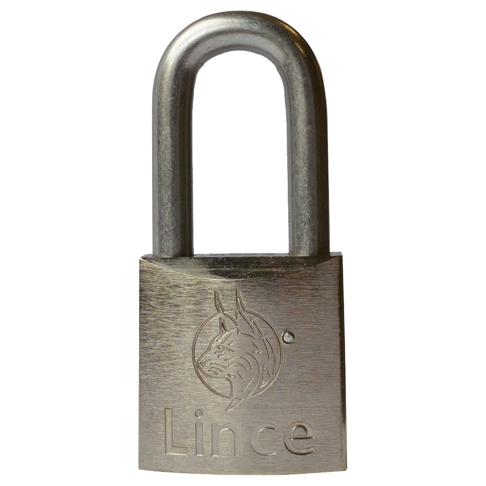 LINCE Nautic Brass Body Corrosion Resistant Long Shackle Padlock