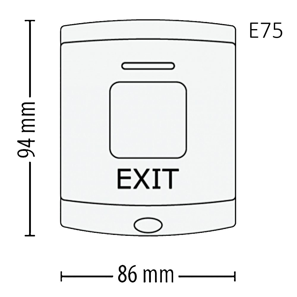 PAXTON Exit Button Plastic