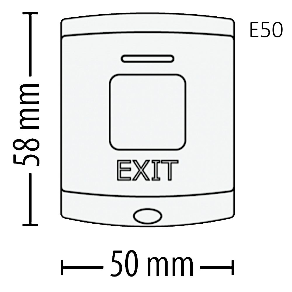 PAXTON Exit Button Plastic