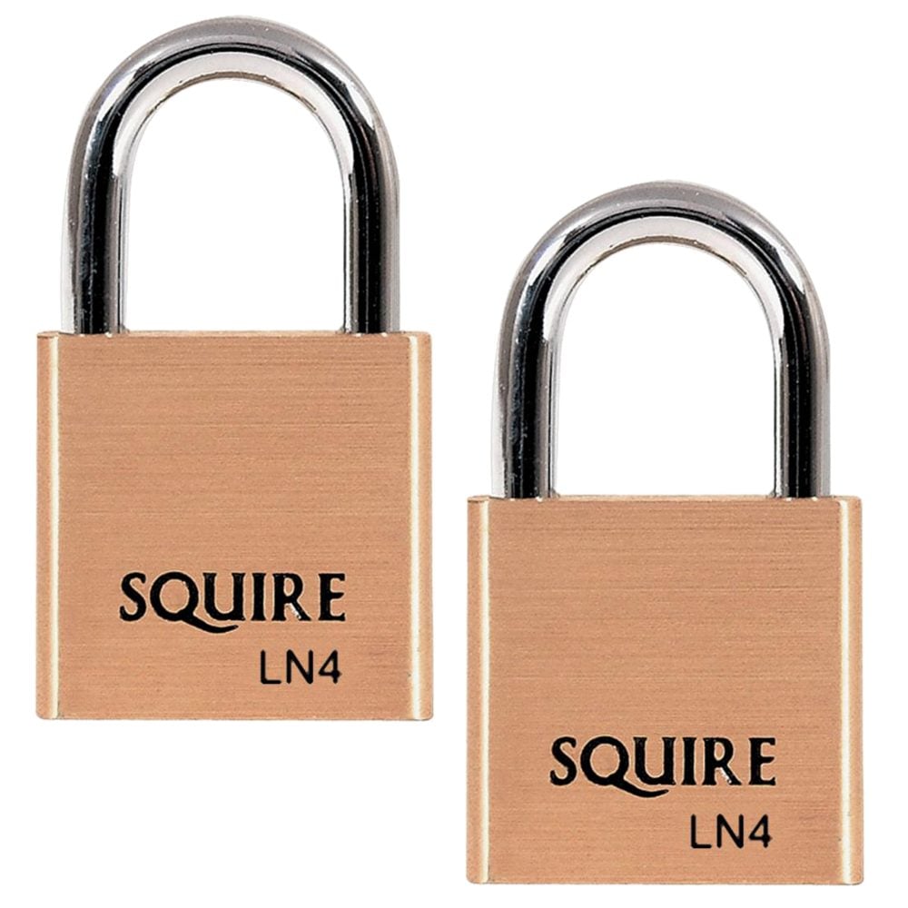 SQUIRE Lion Range Brass Open Shackle Padlocks