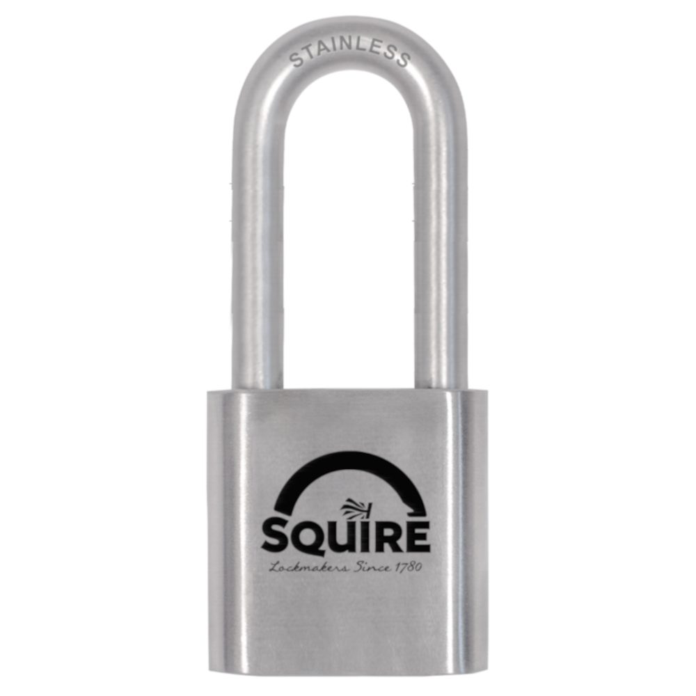 SQUIRE ST50S/2.5 Stainless Steel Stronghold Padlock Long Shackle