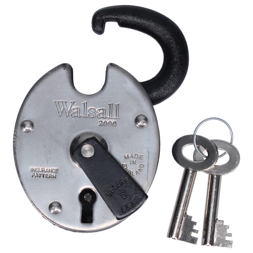 WALSALL LOCKS W2000 5 Lever High Security Padlock
