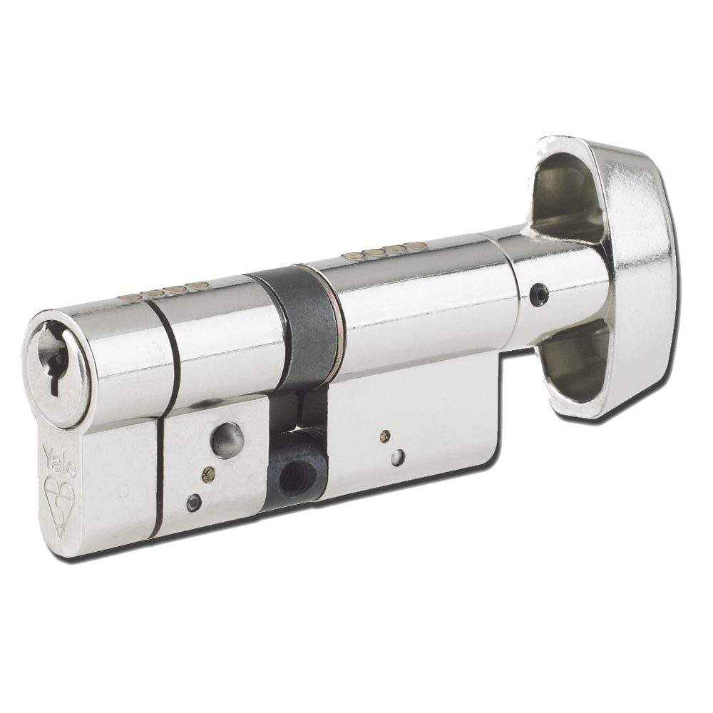 YALE Snap Resistant Euro Key &amp; Turn Cylinder