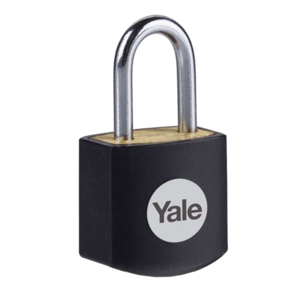 YALE Y110JB Brass Open Shackle Padlock - Pack of 4