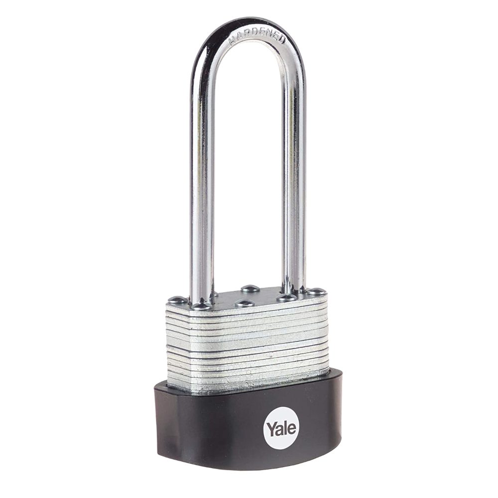 YALE Y125B High Security Laminated Steel Long Shackle Padlock