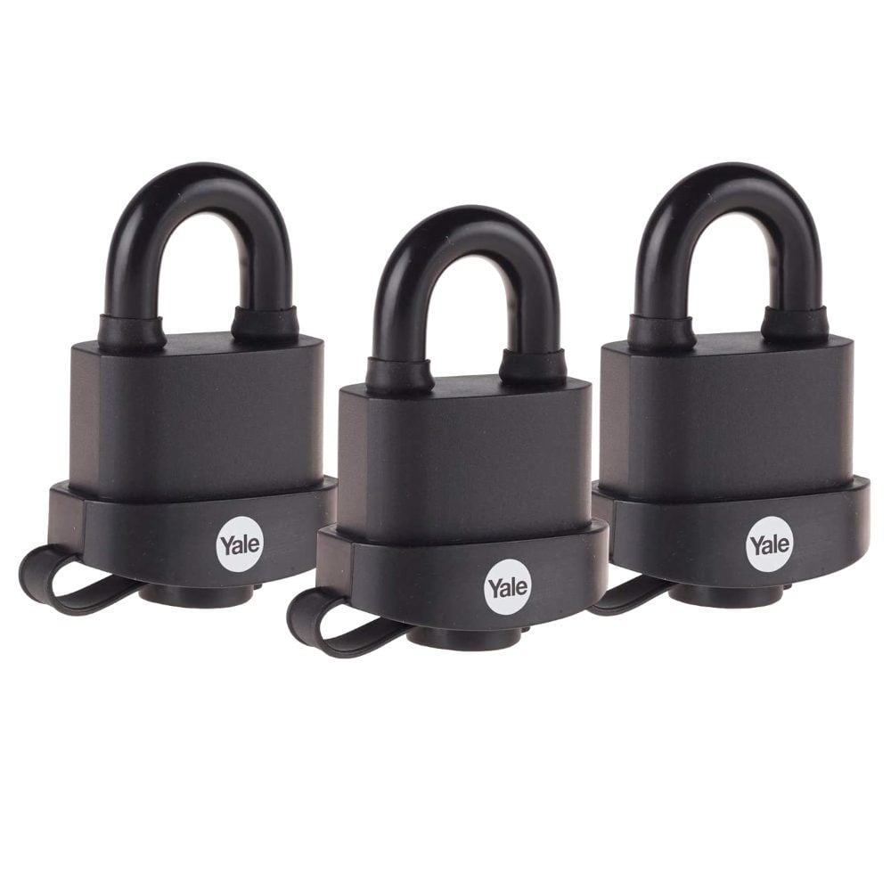 YALE Y222B 35mm High Security Trailer Padlock - Pack of 3