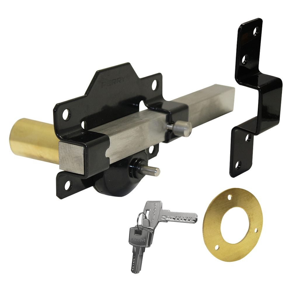 A PERRY Single Locking Long Throw Gate Lock