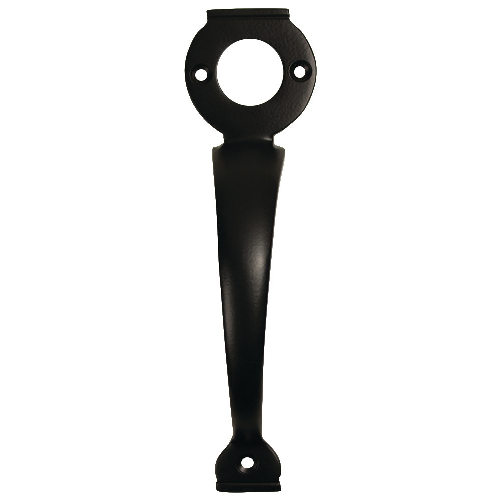 A PERRY Solid Brass Long Throw Lock Gate Handle - L27462 - Black - 1125/BK