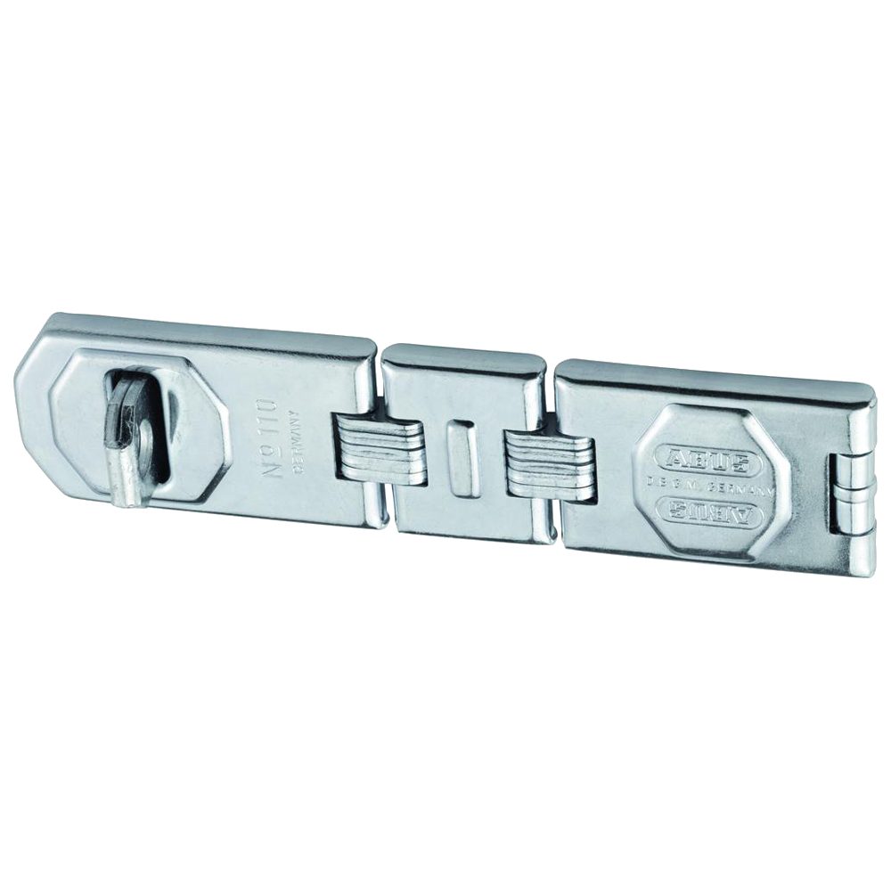 ABUS 110 Series Hinged Hasp &amp; Staple - L19306 - Steel - 110/195 (DG)