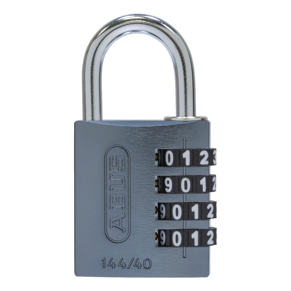 ABUS 144/40 Combination Padlock 40mm Body - L32701 - Grey - 82586