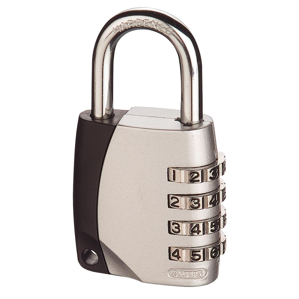 ABUS 155 Series Combination Open Shackle Padlock - L19268 - Silver - 155/40 C