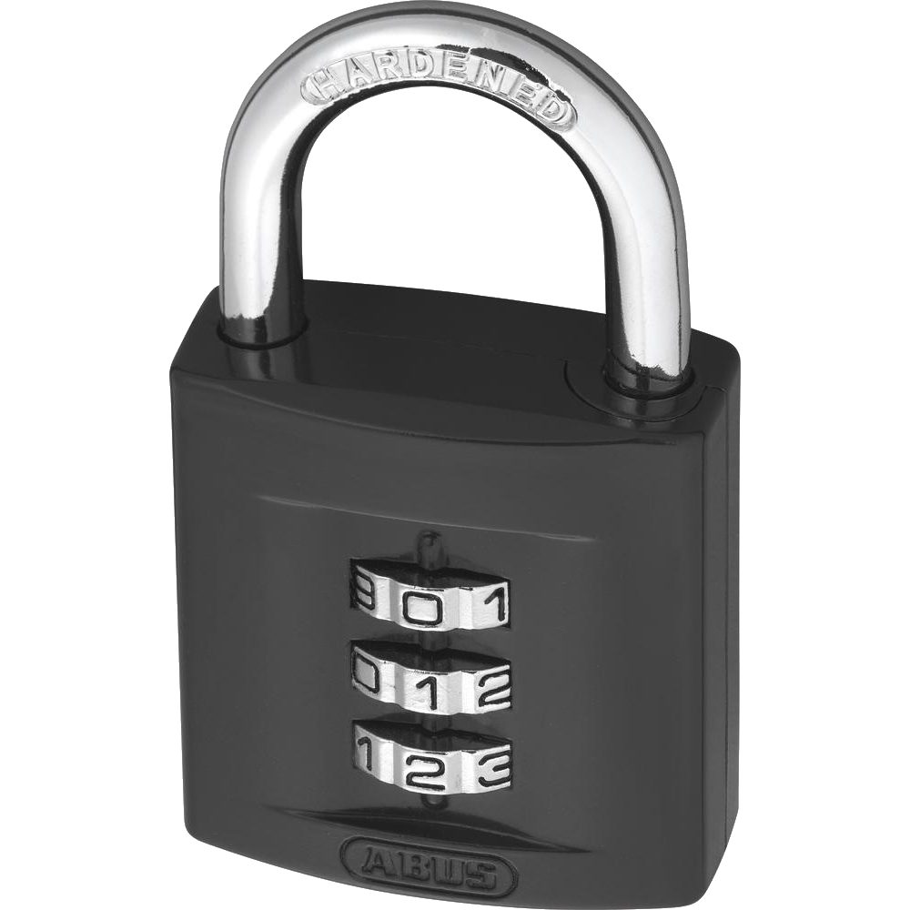 ABUS 158 Series Combination Open Shackle Padlock - L19269 - Black - 158/40 C