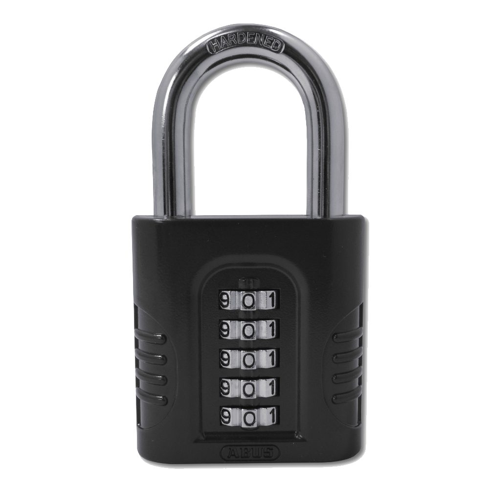 ABUS 158 Series Combination Open Shackle Padlock - L22861 - Black - 158/65 C