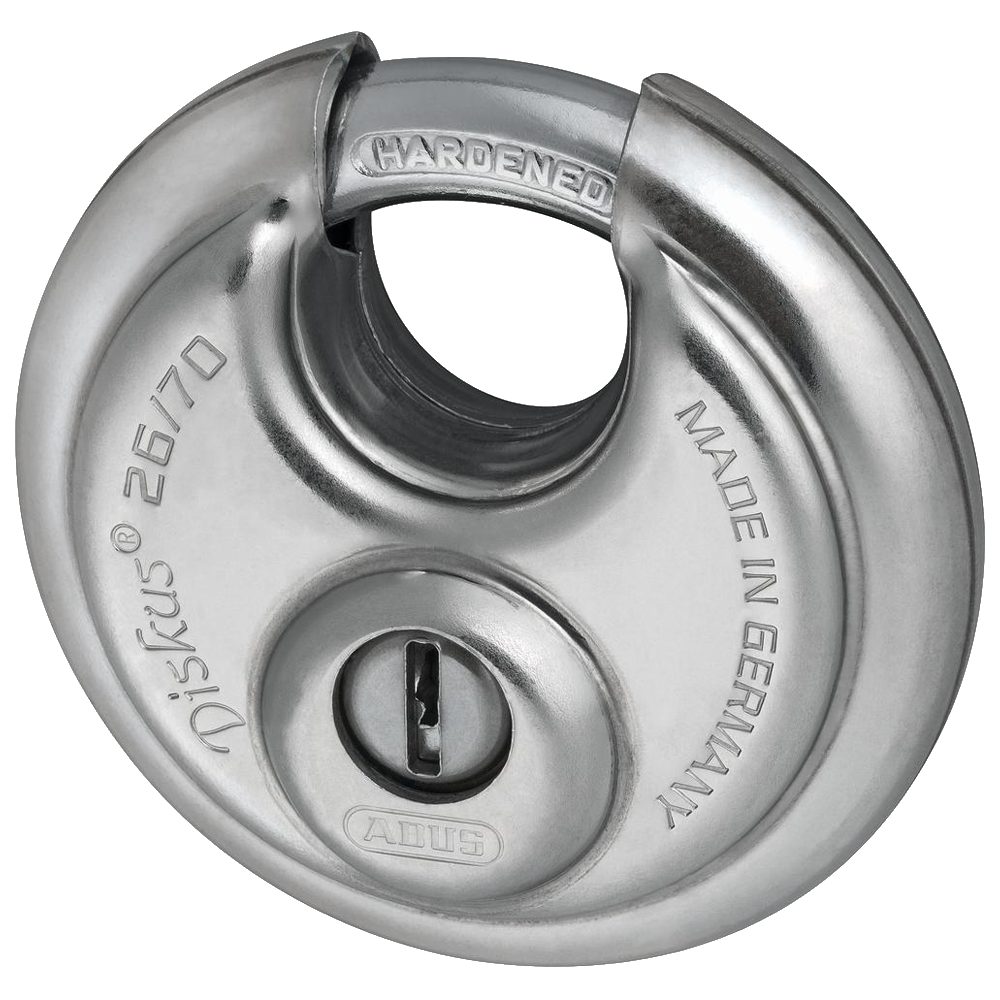 ABUS 26 Series Solid Lock Body Diskus Discus Padlock - L19021 - 26/70