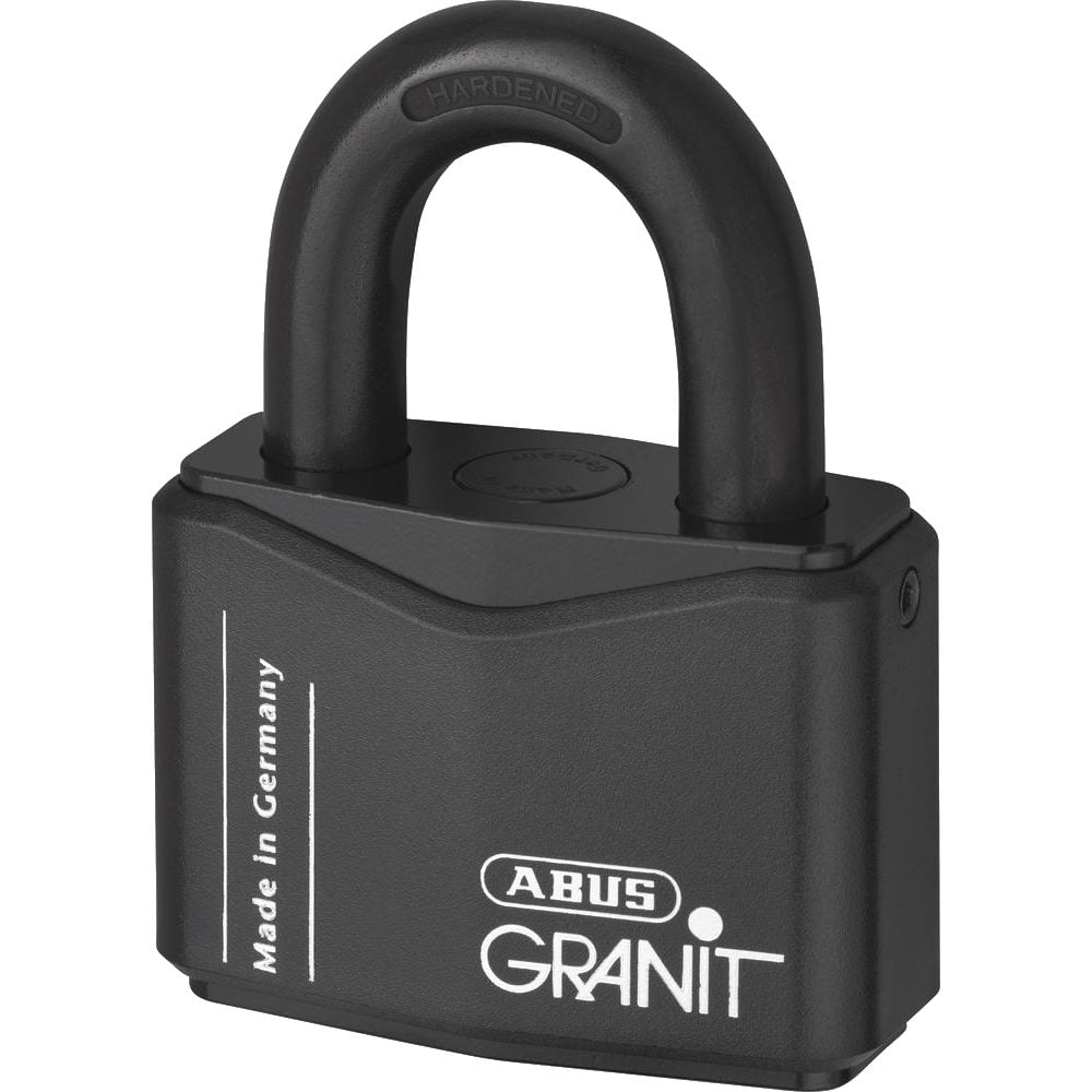 ABUS 37 Series Granit `Plus` Mechanism Solid Steel Rekeyable Open Shackle Padlock