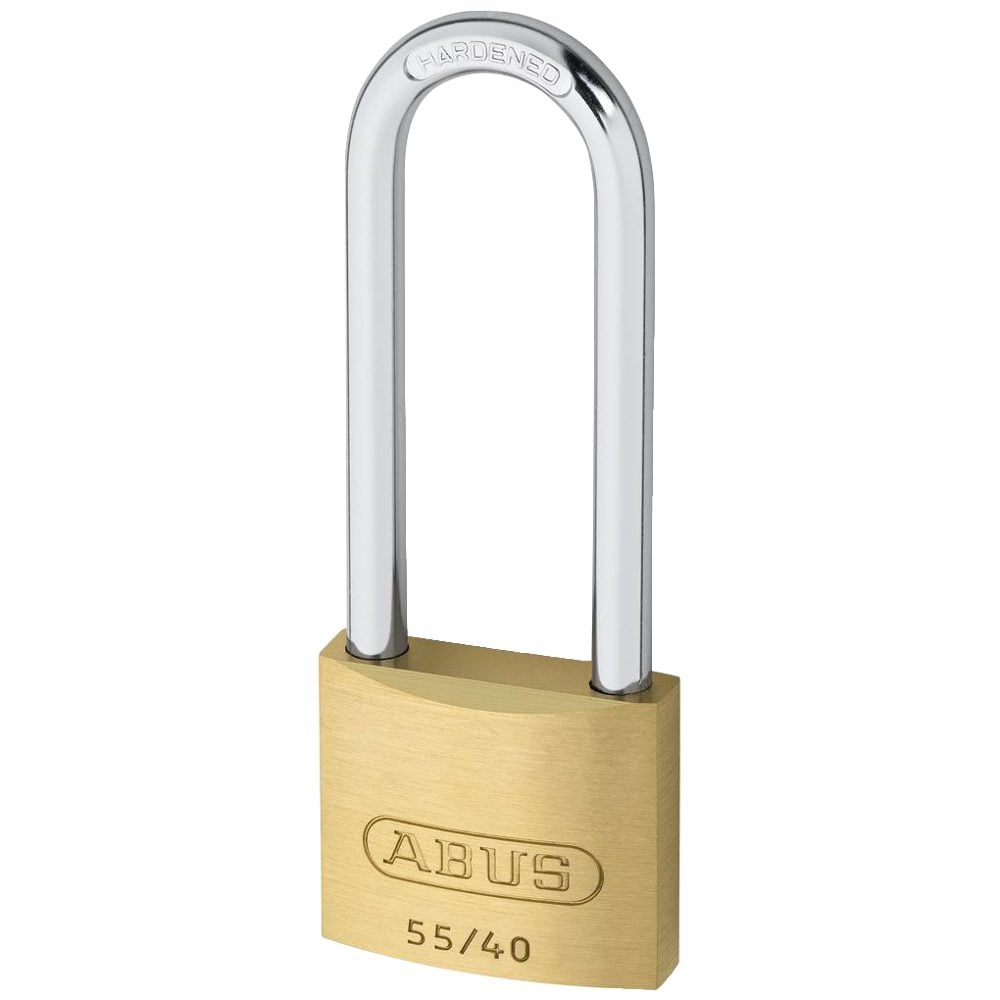 ABUS 55 Series Brass Long Shackle Padlock