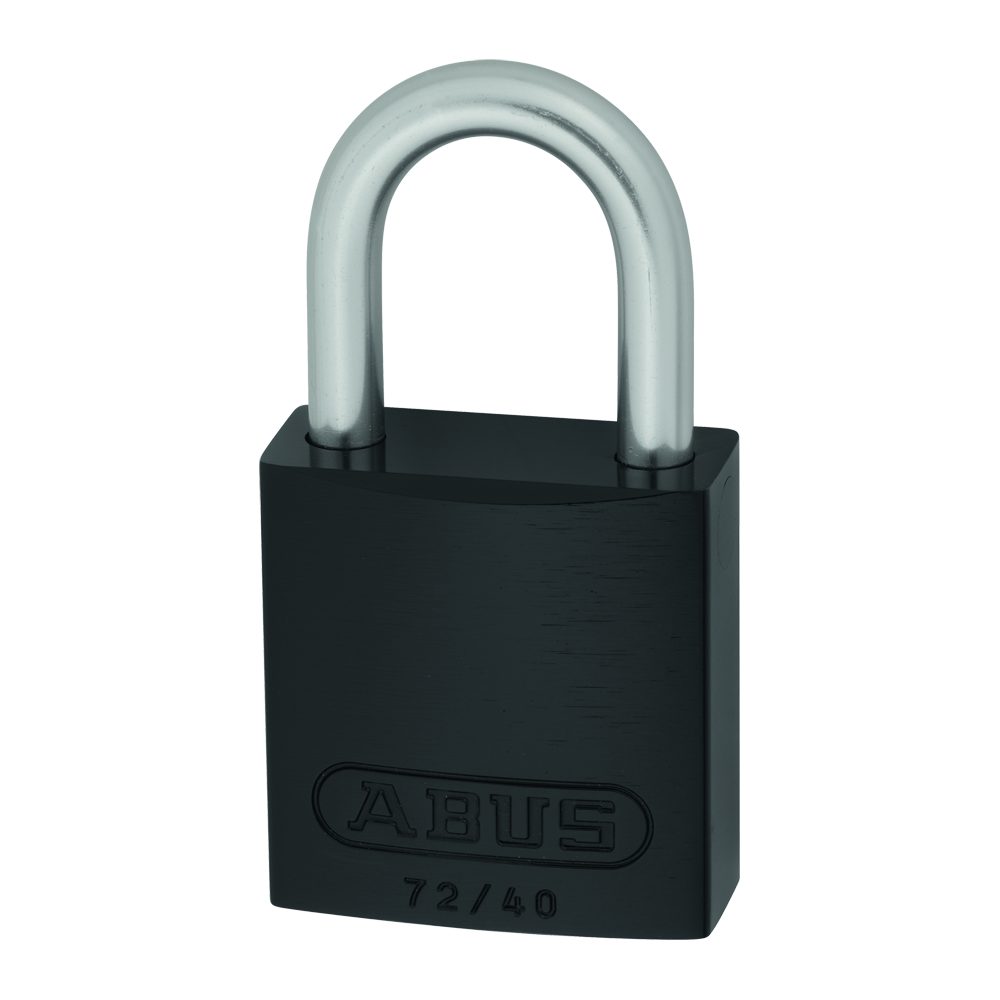 ABUS 72LL/40 Anti-Rust Love Lock Padlock - L25512 - Black - 10048