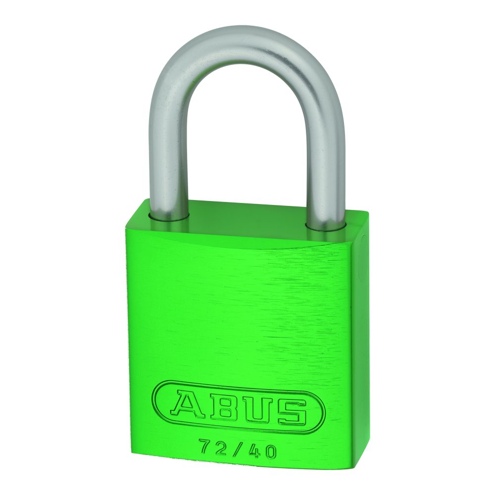 ABUS 72LL/40 Anti-Rust Love Lock Padlock - L25507 - Fresh Green - 10088