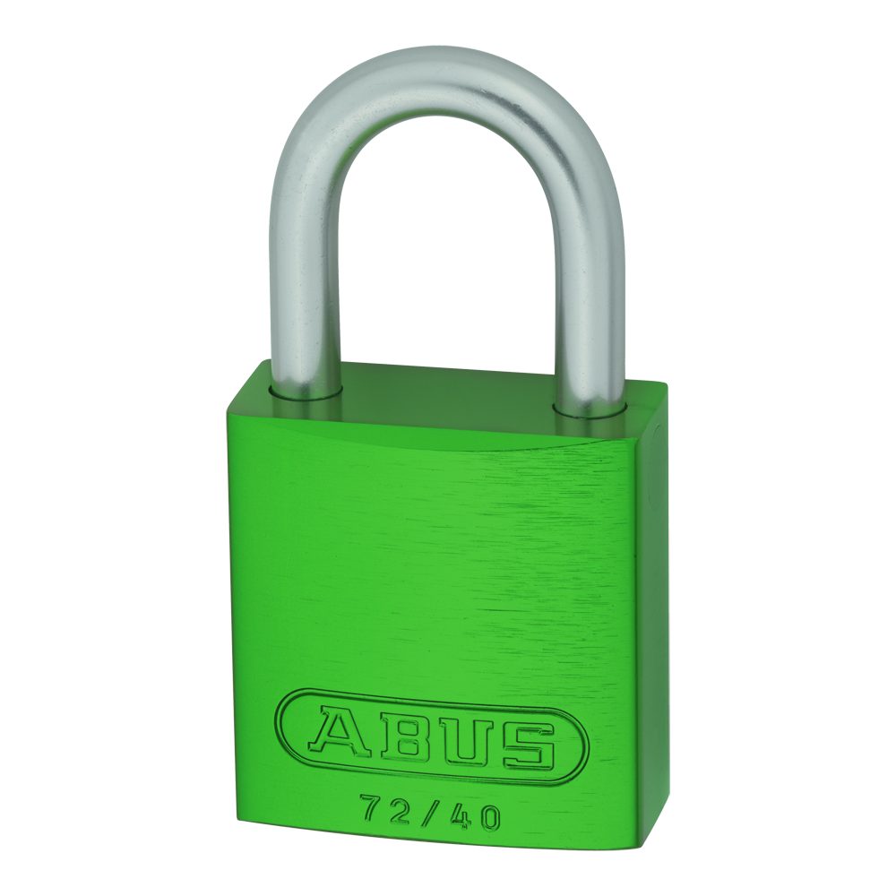 ABUS 72LL/40 Anti-Rust Love Lock Padlock - L25506 - Green - 10067