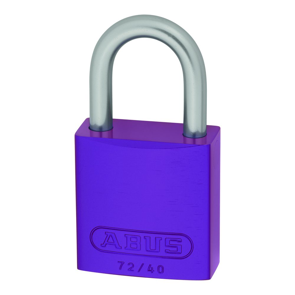 ABUS 72LL/40 Anti-Rust Love Lock Padlock - L25508 - Lilac - 10082