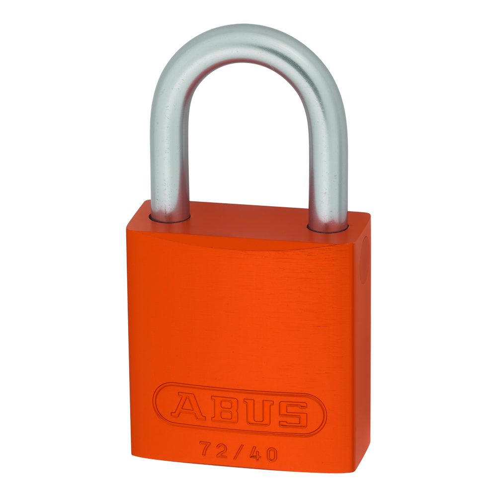 ABUS 72LL/40 Anti-Rust Love Lock Padlock - L25509 - Orange - 10084