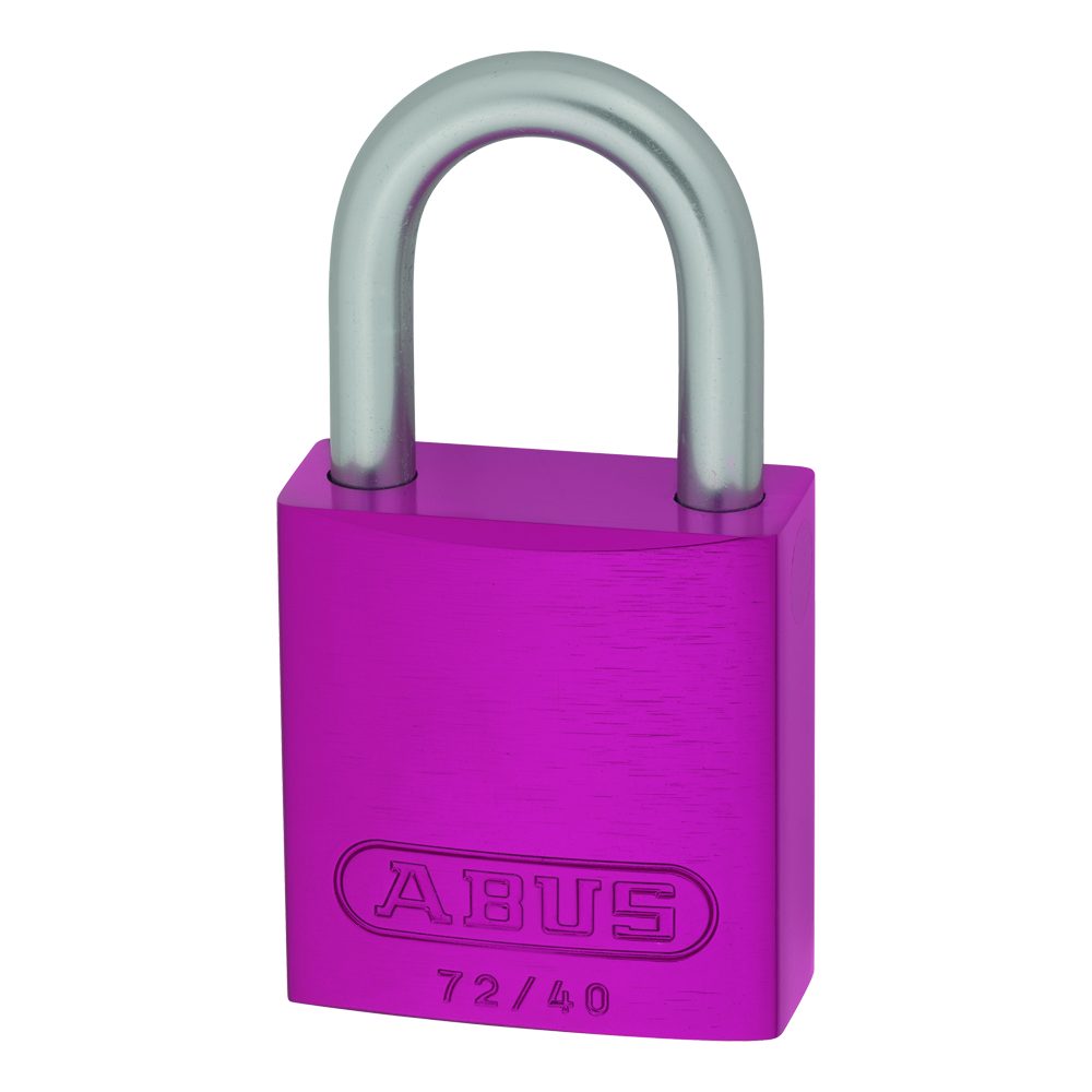 ABUS 72LL/40 Anti-Rust Love Lock Padlock - L25510 - Pink - 10087