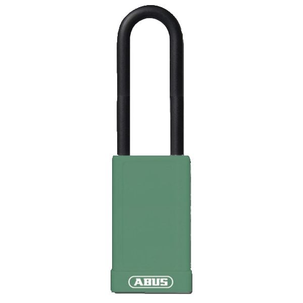 ABUS 74HB Series Long Shackle Lock Out Tag Out Coloured Aluminium Padlock