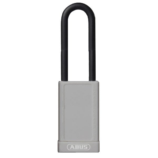 ABUS 74HB Series Long Shackle Lock Out Tag Out Coloured Aluminium Padlock