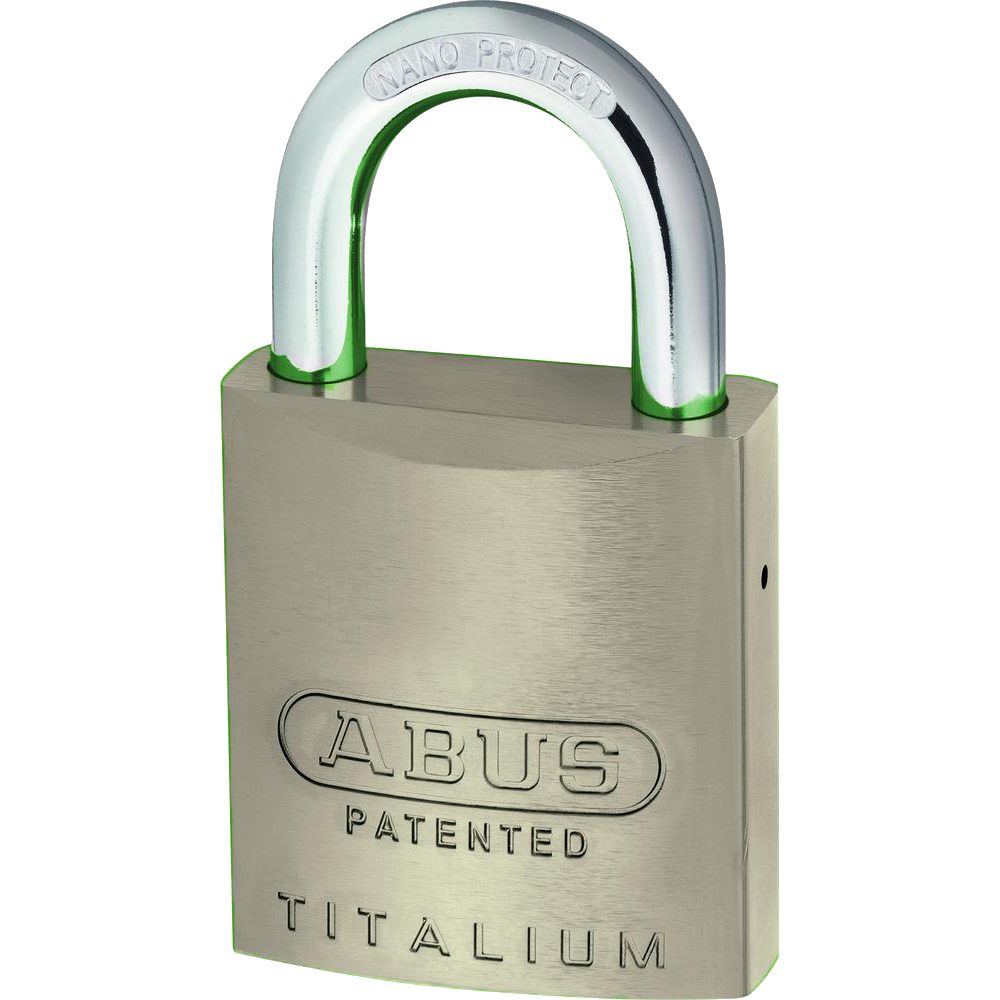 ABUS 83AL Series Colour Coded Aluminium Open Shackle Padlock Without Cylinder - L19215 - Silver - 83AL/40 Silver No Cyl
