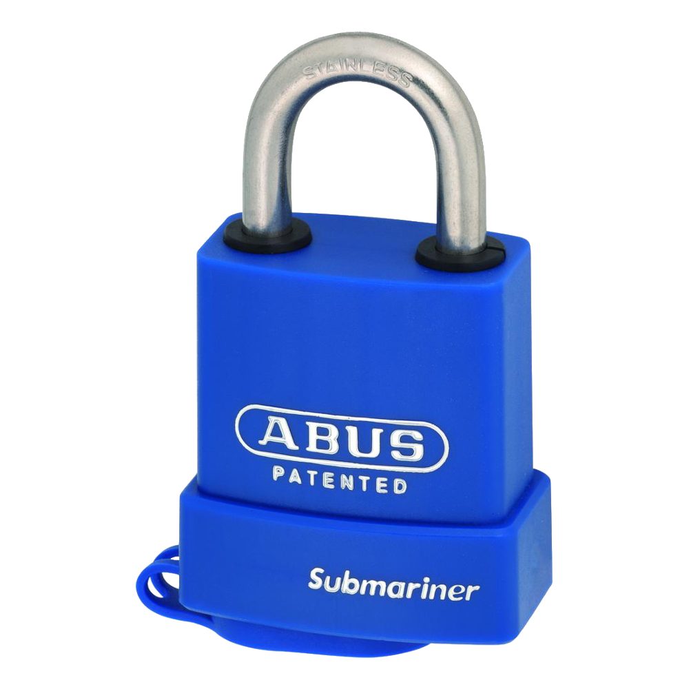 ABUS 83WPIB Series Marine Brass Open Stainless Steel Shackle Padlock - L19205 - Brass - 83WPIB/53 KA (2745 KA)