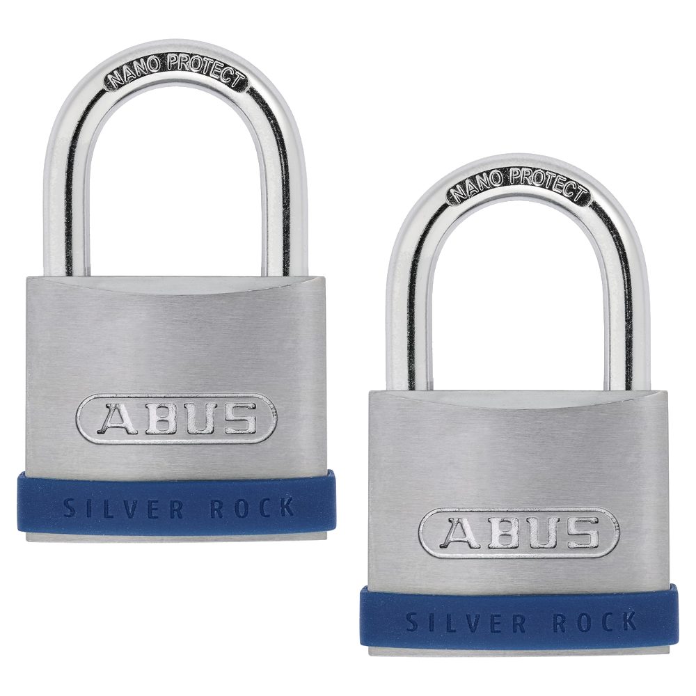ABUS Silver Rock 5 Open Shackle Padlock - L28594 - Stainless Steel Effect - 80888