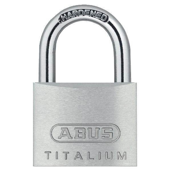 ABUS Titalium 64TI Series Open Shackle Padlock - L21585 - Silver - 64TI/35 C