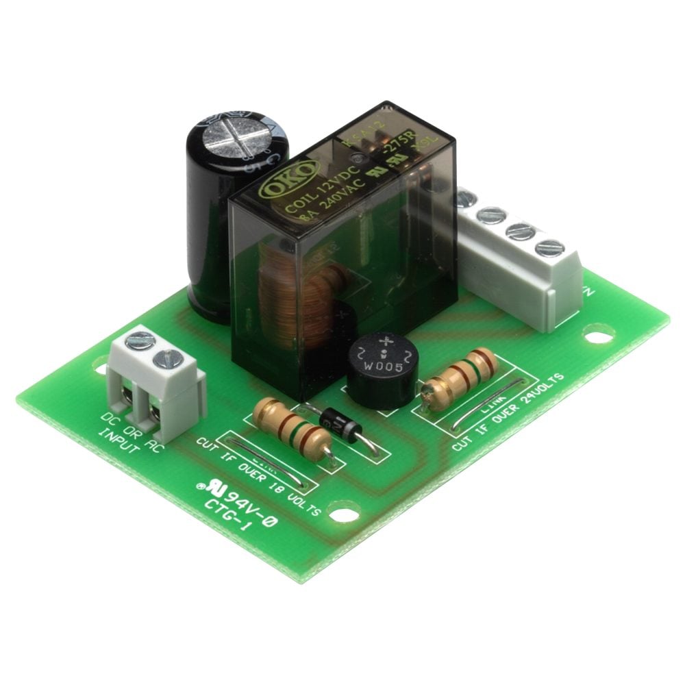 ASEC 12V/24V AC/DC Double Pole Change Over Relay