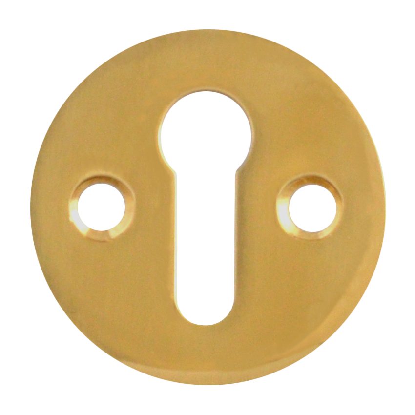 ASEC 32mm Front Fix Escutcheon - AS3720 - Polished Brass - AS3720